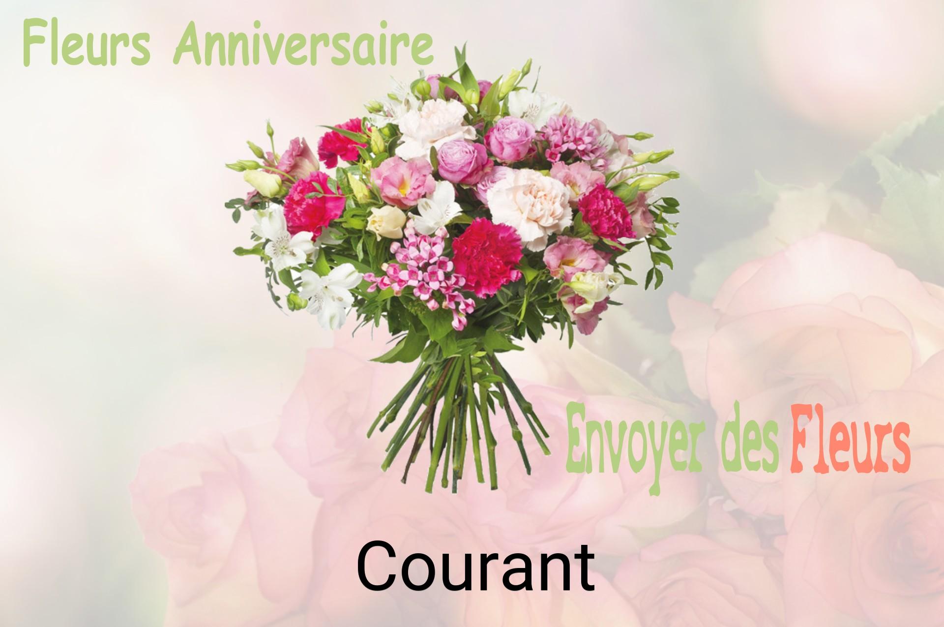Bouquet de fleurs d’anniversaire livré à Courant